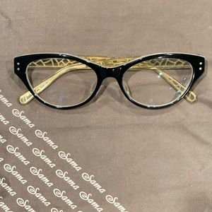 PRICE CUT ✂️ Sama Josette Black Cat Eye Glasses • Women’s